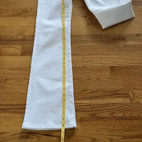 AG Adriano Goldschmied High Rise Boot Cut Jeans Sz 25 White‎ Alexxis Vintage Fit